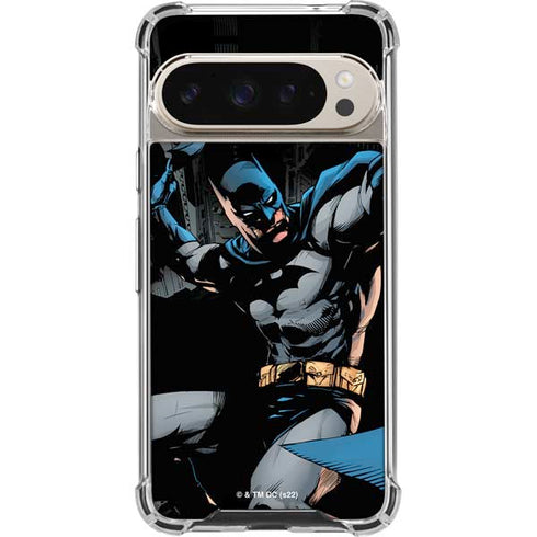 DC Comics Batman Throwing Batarang Jim Lee Art Pixel 9/9 Pro Clear Case